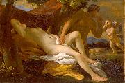 Jupiter and Antiope or Venus and Satyr Nicolas Poussin